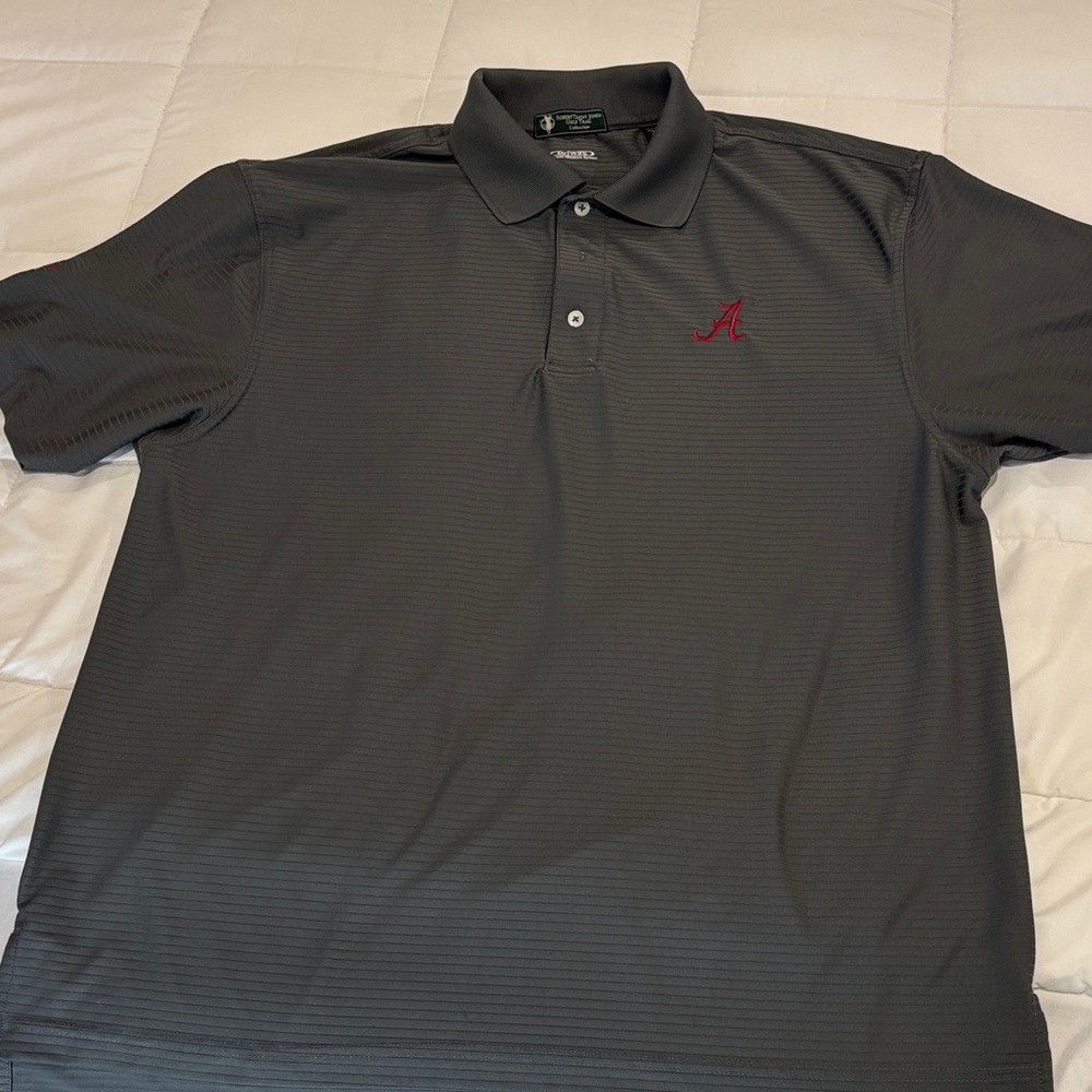 Men's Gray Alabama Crimson Tide Polo